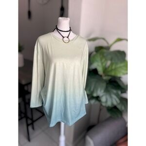 Unbranded Long Sleeve Ombre Top Size XL